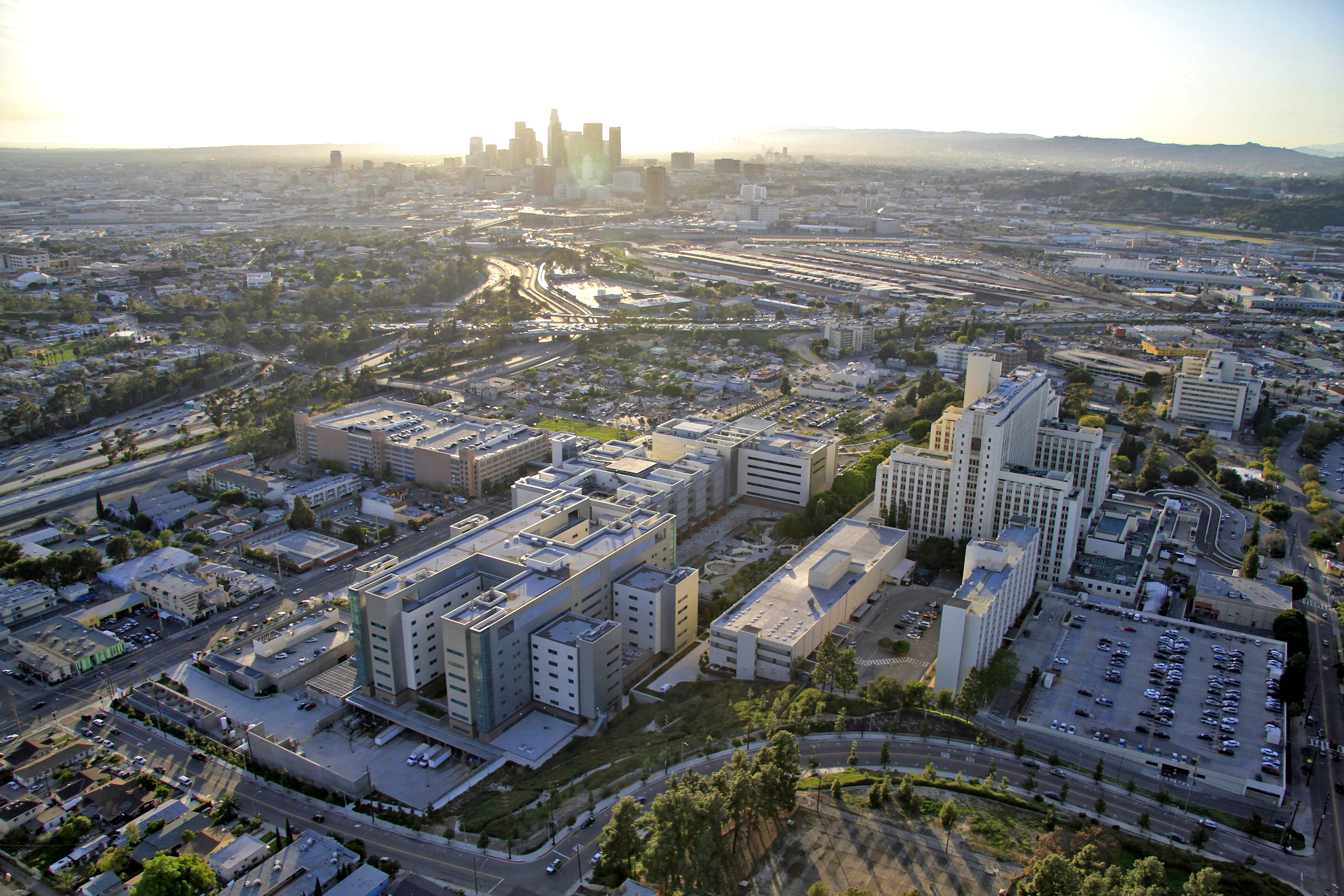 LAC USC at sunrise