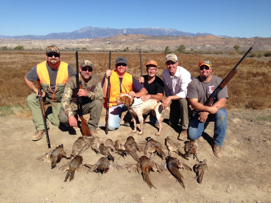 Pan and Clark bird hunting 2013