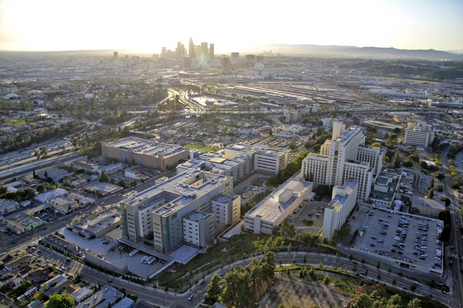 LAC USC sunrise